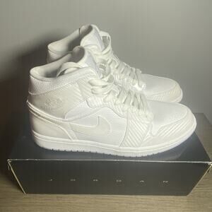Air Jordan 1 Phat White Wolf Grey - Size 11.5 - 364770-102 (R)